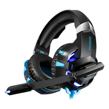 ONIKUMA-auriculares K2A para videojuegos, cascos con cancelación de ruido, sonido estéreo, USB, con cable LED y micrófono para PC, Xbox One/portátil 2024 - compra barato