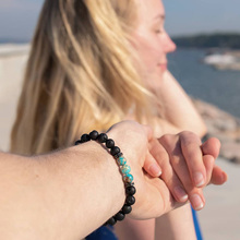 Lava Stone Bracelet Men Bileklik Summer Jewelry Lover's Bracelets For Women Pulseras Mujer Bijoux Friendship Mens Accessories 2024 - buy cheap