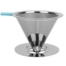 NICEYARD Brew Drip Coffee Funnel Mesh Coffee Tea Filter Stainless Steel Reusable Coffee Filter Kitchen Gadget 2024 - buy cheap
