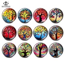 12pcs/lot 18mm Snap Button Charms For Snaps Bracelet Snap Jewelry Glass Snap Button Jewelry DIY Round Photo Cabochons kg0145 2024 - buy cheap