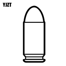 YJZT 6.2*15.6CM Interesting Bullet Car Sticker Vinyl Graphic High Quality Decoration Black/Silver C12-0164 2024 - buy cheap