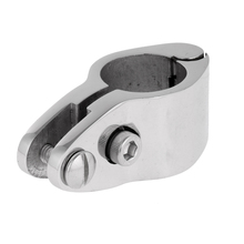 7/8inch 22mm Bimini Top Hinged Jaw Slide Clamp-On Hardware Fittings Marine Stainless Steel 316 Dropship 2024 - buy cheap