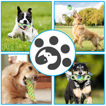 Dog Toy Chew Pet Cotton Rope/Ball Toy Outdoor Training Small Large Dogs Teeth Cleaning Toy Interactive Knot RopeTY0078 2024 - buy cheap