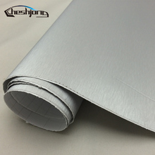 Silver Brushed Aluminum Scooter Car Wrap Vinyl Motorcycle Decals Stickers Film with Air Bubble Free 2024 - buy cheap