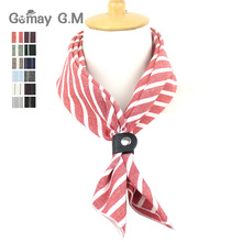 Autumn Winter Scarf Women Casual Cotton Mens Scarves 60*60 cm Square Striped Hanky Wrap Fashion Pocket Square For Party 2024 - buy cheap