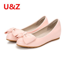 Spring Autumn New Ladies kitten wedges pumps Shoes Casual Women Shoes Comfortable Office Ladies 4cm height increase shoes WHITE 2024 - buy cheap