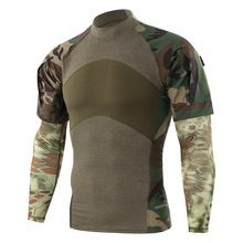 Camiseta de manga táctica para exteriores, ropa de escalada de entrenamiento militar, Camuflaje corto, gran oferta, Frog III 2024 - compra barato