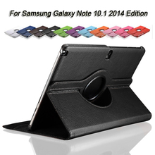 360 Rotating Case For Samsung Galaxy Note 10.1 2014 Edition P600 P601 Stand Holder PU Leather Cover For Samsung Galaxy Note 10.1 2024 - buy cheap