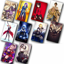 Pegatinas de cartas de Fate/Zero Fate stay night para niños, juguetes de pegatinas para niños, 100 unids/lote 2024 - compra barato