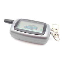 2-way LCD Remote Control Key Fob Chain Keychain + Silicone Key Case For Two Way Car Alarm System Twage Starline A9 2024 - buy cheap