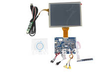 VGA + AV TFT LCD плата с поддержкой EJ080NA-05A с сенсорной панелью 2024 - купить недорого