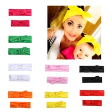 2PCS/Set Mom Mother & Daughter Kids Baby Girl Bow Headband Hair Band Accessories Parent-Child Family Headwear Head Band Headdres 2024 - buy cheap
