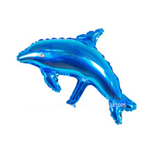 Atacado 50 pçs/lote blue dolphin balões brinquedos clássicos para o Aniversário festa de Casamento de Aniversário decoração de balões de hélio 2024 - compre barato