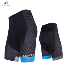 Zero bike short de ciclismo masculino, esportivo respirável 4d gel acolchoado mtb roupas para ciclismo de bicicleta 2024 - compre barato