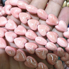 50pcs ceramic beads heart shape porcelain beads size 13mm diy beads accessories for women bracelets making 2024 - buy cheap