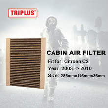 Activated High Carbon Pollen Filters for Citroen C2 (2003-2010) 1pc,Cabin Air Filter for C2, Better Quality than OE parts 2024 - buy cheap