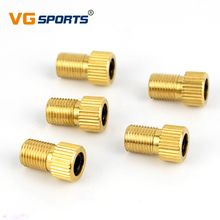 5pcs Bicycle Valves accessories Presta To Schrader Valve Adapter Converter MTB road Bike Bicycle Accessories Cycle Pump Tube 2024 - buy cheap