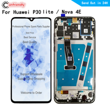 Para Huawei P30 lite Nova 4E MAR-L01A L21A LX1A LX1M LX2 L21 me L22 con pantalla LCD panel táctil digitalizador de pantalla táctil de la Asamblea 2024 - compra barato