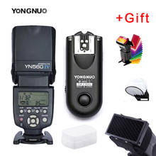 Вспышка Yongnuo YN560IV YN560 IV YN 560 для Canon Nikon Olympus Pentax с беспроводным триггером вспышки YongNuo RF603 II 2024 - купить недорого