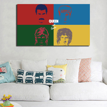 Freddies Mercuries Queen Band Wallpaer Minimalist Wall Art Canvas Poster Print Canvas Painting Decorative Picture Bedroom Decor 2024 - buy cheap