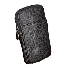 Piel de cocodrilo Vintage para hombre, funda de teléfono móvil, cinturón de cadera, riñonera 2024 - compra barato