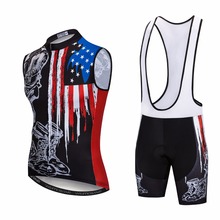Cycling Jersey set Maillot ciclismo hombre Sleeveless Summer Bicycle Vest Clothes MTB Bike Clothing Ropa Ciclismo 2024 - buy cheap