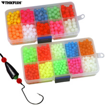 1000 Pcs 4mm / 800 pcs 6.5mm Luminous Fishing Beads Plastic Glow Freshwater Fishing Rigs Lure Floating Bait Fishing Accessories 2024 - buy cheap