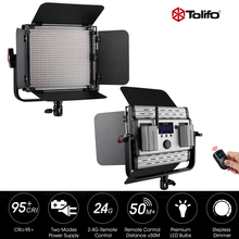 Tolifo-Luz LED GK-600MB para estudio de vídeo, mando a distancia inalámbrico de 2,4G, bicolor y regulable, con Barndoor para entrevista y fotografía 2024 - compra barato