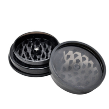 Layer Plastic Tobacco Grinder Herb Grinder With Teeth Tobacco Spice Crusher Hand Metal Grinder crank, straight type, 2 Layer 2024 - buy cheap