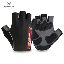 2019 KUWOMAX Cycling Gloves Half Finger Mens Women's Summer Sports Shockproof Bike Gloves GEL Anti Slip MTB Bicycle Gloves. 2024 - buy cheap