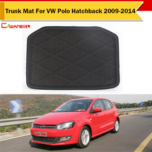 Cawanerl Car Tray Liner Boot Carpet Protector Trunk Floor Mat For VW Volkswagen Polo Hatchback 2009-2014 Quality Warrant 2024 - buy cheap