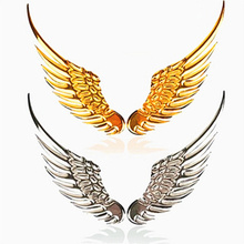 1 Pair Car Styling Fashion Metal Stickers 3D Wings for Peugeot RCZ 206 207 208 301 307 308 406 407 408 508 2008 3008 4008 5008 2024 - buy cheap