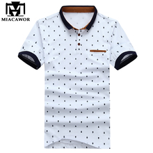 2022 New Men Polo shirts Fashion Skull Print Camisa  Summer Cotton Short-sleeve Men Shirts Tops Tees MT4371 2024 - buy cheap