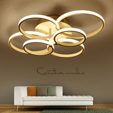 Modern LED Ceiling lights Aluminum rings luminaires living room lighting Nordic bedroom fixtures home deco Ceiling lamps 2024 - buy cheap