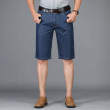 2018 Summer Plus Size 30-42 Men Jeans Male Famous Brand Denim Shorts Knee Length Pants Half Cropped Capris Mens Short Pants 2024 - buy cheap