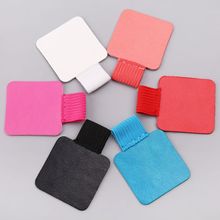 3pcs Square Self-adhesive Leather Pen Clip Pencil Elastic Loop For Notebooks Journals Clipboards Pens Holder C26 2024 - buy cheap