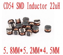 Inductores de potencia SMD, 1000 unids/lote, Chip CD54 22uh, 5,8x5x4,5mm 2024 - compra barato
