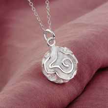 charming rose silver plated Necklace New Sale silver necklaces & pendants /CMVOFHXM AFFPCMIM 2024 - buy cheap