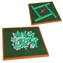 Портативная мини 144 коробка для игры маджонг, традиционная игра, путешествия, складной Mah стол jong 2024 - купить недорого