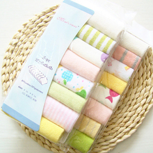 Y124  sale high quality pure cotton feeding baby wipes handkerchief saliva towel necessary 8pcs/lot 2024 - buy cheap