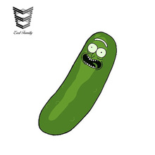 EARLFAMILY 13cm x 9.8cm Funny Cucumber Car Stickers Vinyl Decal Car Stickers Auto Car Styling Car Accessories 2024 - buy cheap