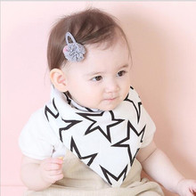 Baby Bibs Big Size Boy Girl Cotton Burp Cloths Fashion Animal Print Baby Double Use Bandana Bibs 2024 - buy cheap