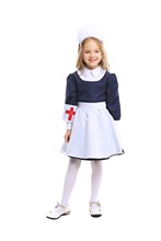 Детские костюмы для косплея «Доктор», Костюмы для ролевых игр для медсестер, праздничная одежда на Хэллоуин, 4 предмета, куртка для Косплей доктора 2024 - купить недорого