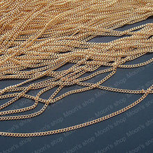 Wholesale Width 1.5mm Gold color Iron Extended Twisted Chains Accessories 5 Meter (JM2717) 2024 - buy cheap