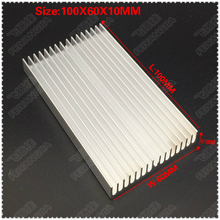 (Free shipping )1Pcs Heatsink 100x60x10mm power amplifier Aluminum heatsink heat sink high quality radiator Module radiator spec 2024 - buy cheap