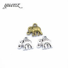 YuenZ 20 pcs Elephant Charms Antique Pendants for Jewelry Making Necklace Bracelet Accessories Findings 12*14mm D9266 2024 - buy cheap