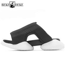 Oversize 46 homens roma flip flops formadores de luxo anti-skid sapatos casuais chinelos slides verão apartamentos gladiador preto praia sandália 2024 - compre barato