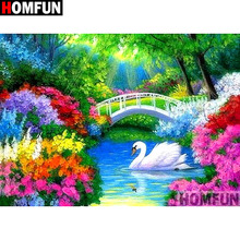 HOMFUN Full Square/Round Drill 5D DIY Diamond Painting "Color landscape" Embroidery Cross Stitch 5D Home  A07918 2024 - buy cheap
