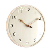European Simple Solid Wood Wall Clock Atmosphere Wall Watch Living Room Decoration Kitchen Saat Home Decoration Accessories B96 2024 - buy cheap