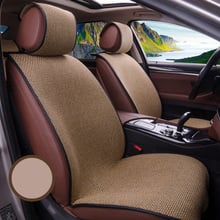 Colaxi 1 Pair Car Front Seat Cover Flax Cushion Breathable Protector Mat Pad 2024 - buy cheap